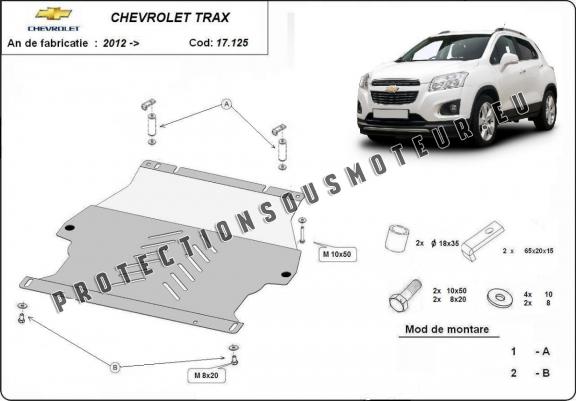 Cache sous moteur et de la boîte de vitesse Chevrolet Trax