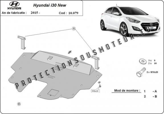 Cache sous moteur et de la boîte de vitesse Hyundai i30