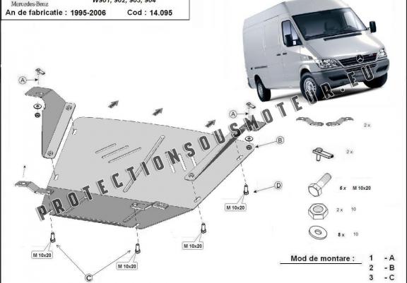 Cache Sous Moteur Mercedes Sprinter