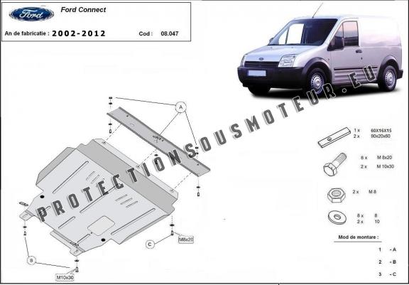 Cache sous moteur et de la boîte de vitesse Ford Transit Connect