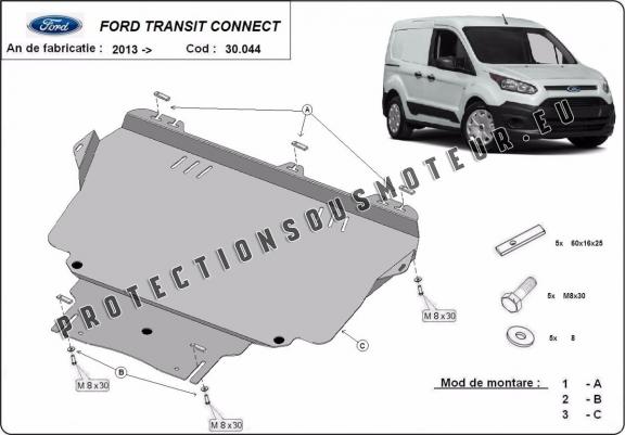 Cache sous moteur et de la boîte de vitesse Ford Transit Connect