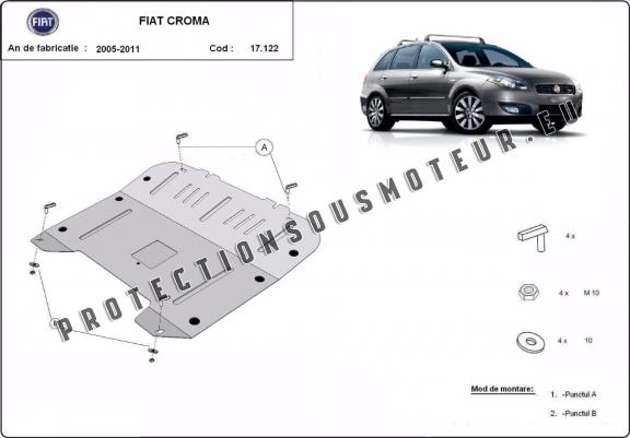 Cache sous moteur et de la boîte de vitesse Fiat Croma