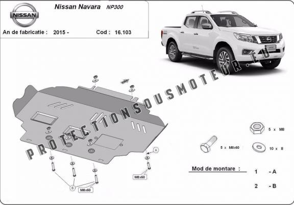 Cache Sous Moteur Nissan Navara NP300 - D23