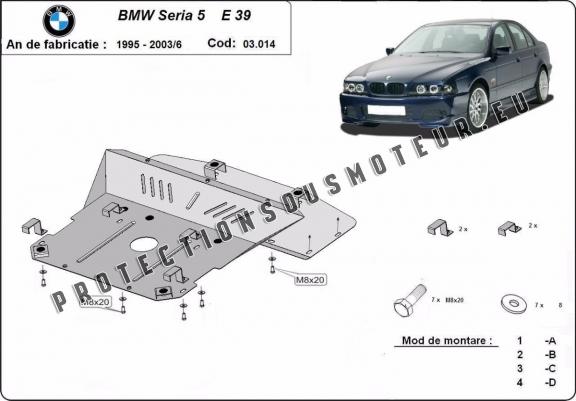 Cache Sous Moteur BMW Seria5 E39