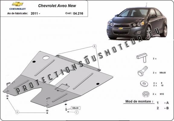 Cache sous moteur et de la boîte de vitesse Chevrolet Aveo