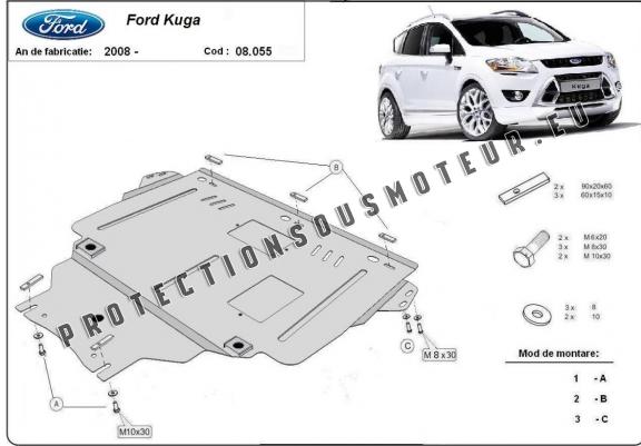 Cache sous moteur et de la boîte de vitesse Ford Kuga
