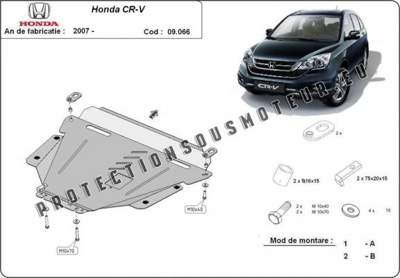 Cache sous moteur et de la boîte de vitesse Honda CR-V Gen 3