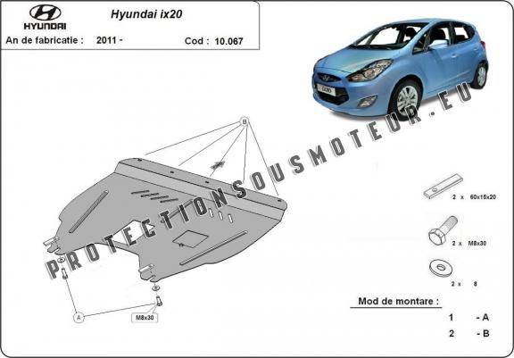 Cache sous moteur et de la boîte de vitesse Hyundai ix20