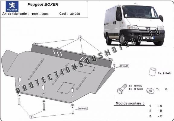 Cache sous moteur et de la boîte de vitesse Peugeot Boxer