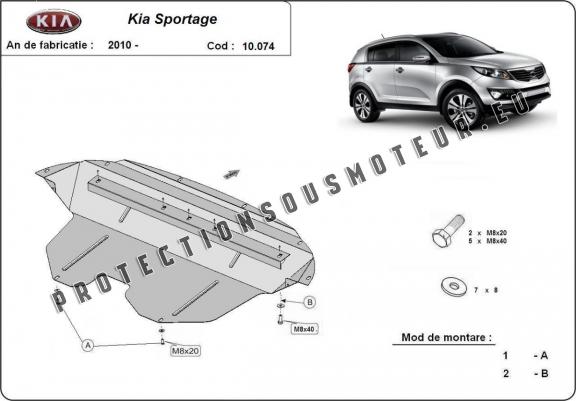 Cache Sous Moteur Kia Sportage