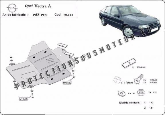 Cache sous moteur et de la boîte de vitesse Opel Vectra A