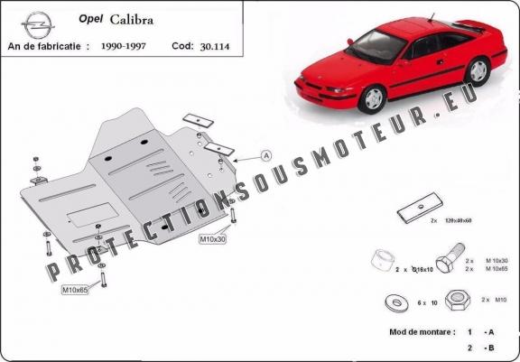 Cache sous moteur et de la boîte de vitesse Opel Calibra