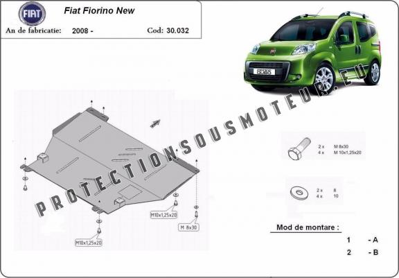 Cache sous moteur et de la boîte de vitesse Fiat Fiorino