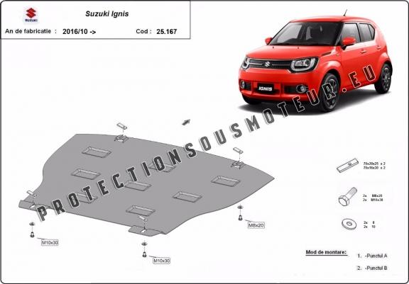 Cache sous moteur et de la boîte de vitesse Suzuki Ignis