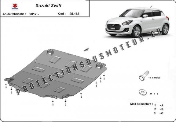 Cache sous moteur et de la boîte de vitesse Suzuki Swift