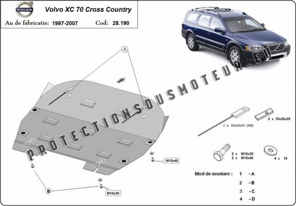 Cache sous moteur et de la boîte de vitesse Volvo XC70