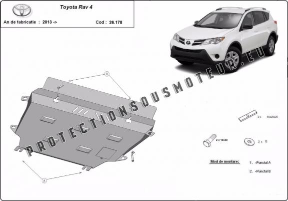 Cache sous moteur et de la boîte de vitesse Toyota RAV 4