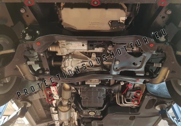 Cache de protection sous moteur et de la boîte de vitesse  Mercedes V-Class W447 2.2 D, 4x4