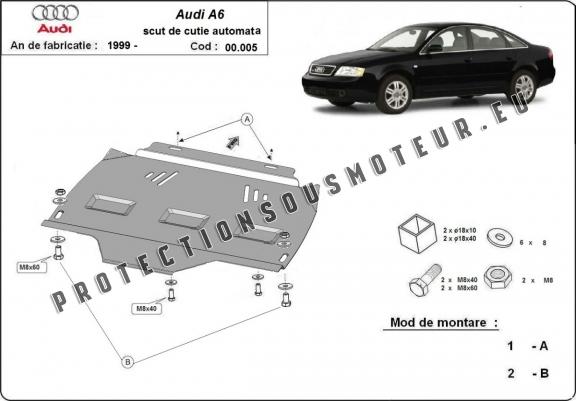 Cache de protection de la boîte de vitesse Audi A6 - automatique