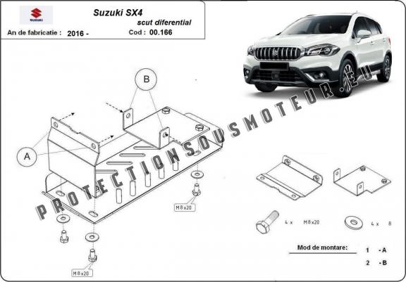Cache de protection du différentiel - RWD Suzuki SX4