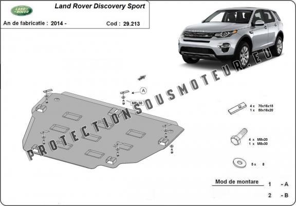 Cache sous moteur et de la boîte de vitesse  Land Rover Discovery Sport