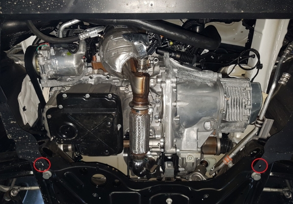 Cache sous moteur et de la boîte de vitesse Peugeot Traveller MPV