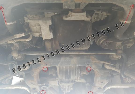 Cache sous moteur et de la radiateur VW Passat B5.5