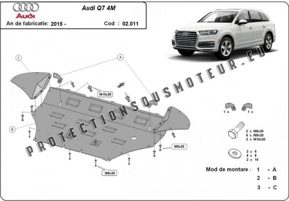 Cache Sous Moteur Audi Q7 