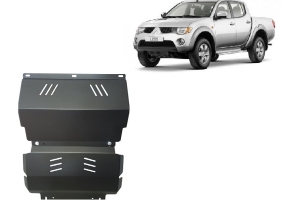 Cache sous moteur et de la radiateur Mitsubishi L 200