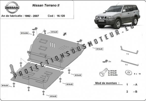 Cache sous moteur Nissan Terrano II 