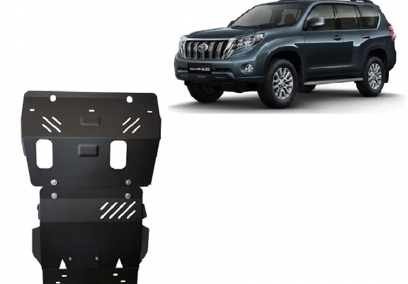 Cache sous moteur et de la radiateur Toyota Land Cruiser 150