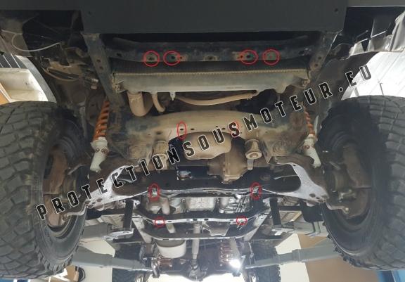 Cache sous moteur et de la radiateur Toyota Land Cruiser J90