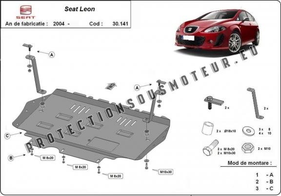 Cache sous moteur et de la boîte de vitesse Seat Leon 2