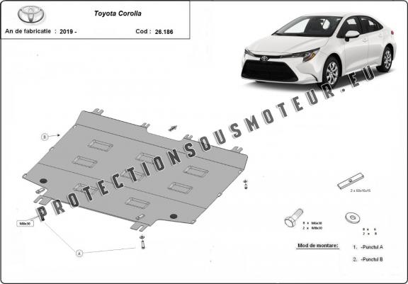 Cache Sous Moteur Toyota Corolla