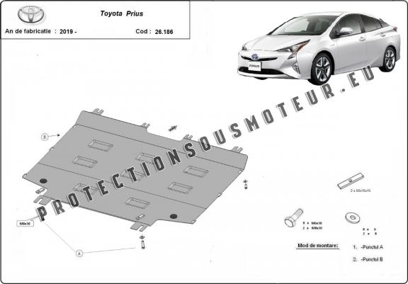 Cache sous moteur et de la boîte de vitesse Toyota Prius