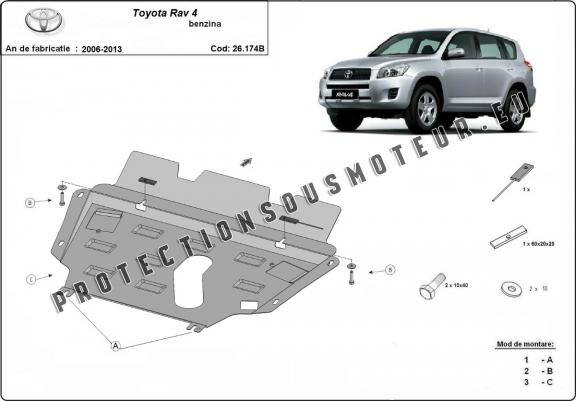 Cache sous moteur et de la boîte de vitesse Toyota RAV 4 Petrol Essence