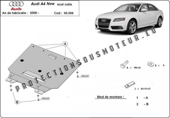 Cache de protection de la boîte de vitesse Audi A4 4  B8 All Road