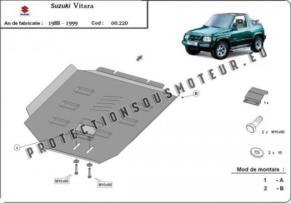 Cache de protection de la boîte de vitesse Suzuki Vitara