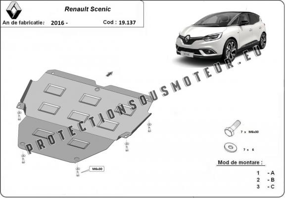 Cache sous moteur et de la boîte de vitesse Renault Scenic 4