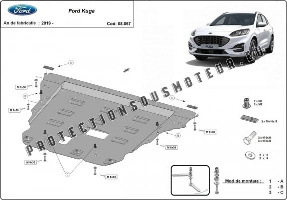 Cache sous moteur et de la boîte de vitesse Ford Kuga