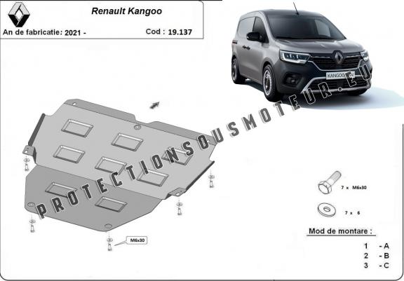 Cache sous moteur et de la boîte de vitesse Renault Kangoo Van