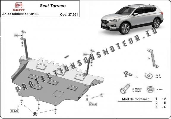 Cache sous moteur et de la boîte de vitesse Seat Tarraco