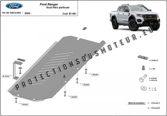 Cache de protection DPF Ford Ranger