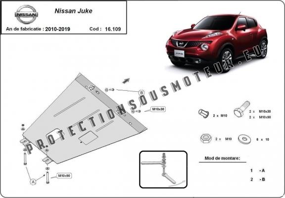 Cache sous moteur et de la boîte de vitesse Nissan Juke