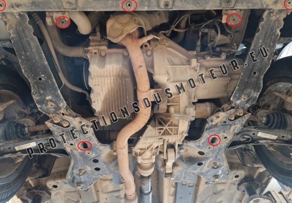 Cache sous moteur et de la boîte de vitesse Fiat Panda 4x2