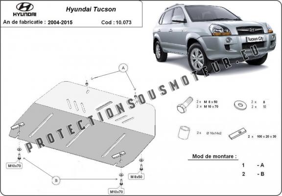 Cache sous moteur et de la boîte de vitesse Hyundai Tucson