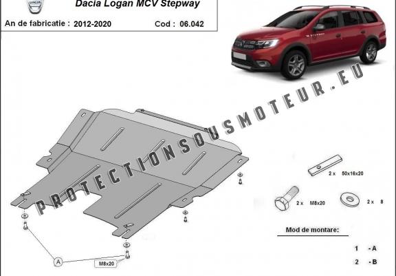 Cache sous moteur et de la boîte de vitesse Dacia Logan MCV Stepway