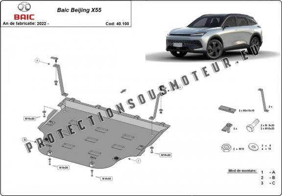 Cache Sous Moteur Audi Baic Beijing X55