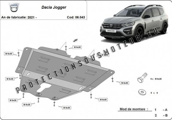 Cache sous moteur et de la boîte de vitesse Dacia Jogger