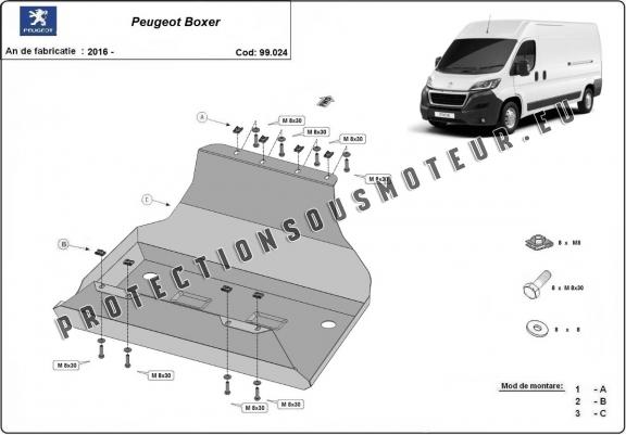 Cache de protection de réservoir Peugeot Boxer